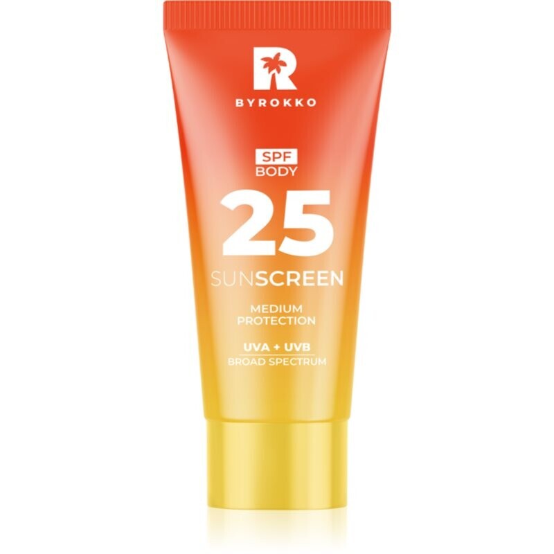 BYROKKO Body Sunscreen opaľovací krém na telo SPF 25 150 ml