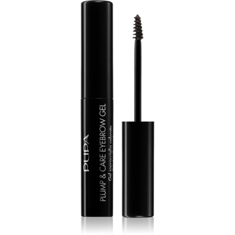 PUPA Milano Plump & Care Eyebrow Gel tónovací gel na obočí se sérem odtieň 003 - Dark Brown 3 ml