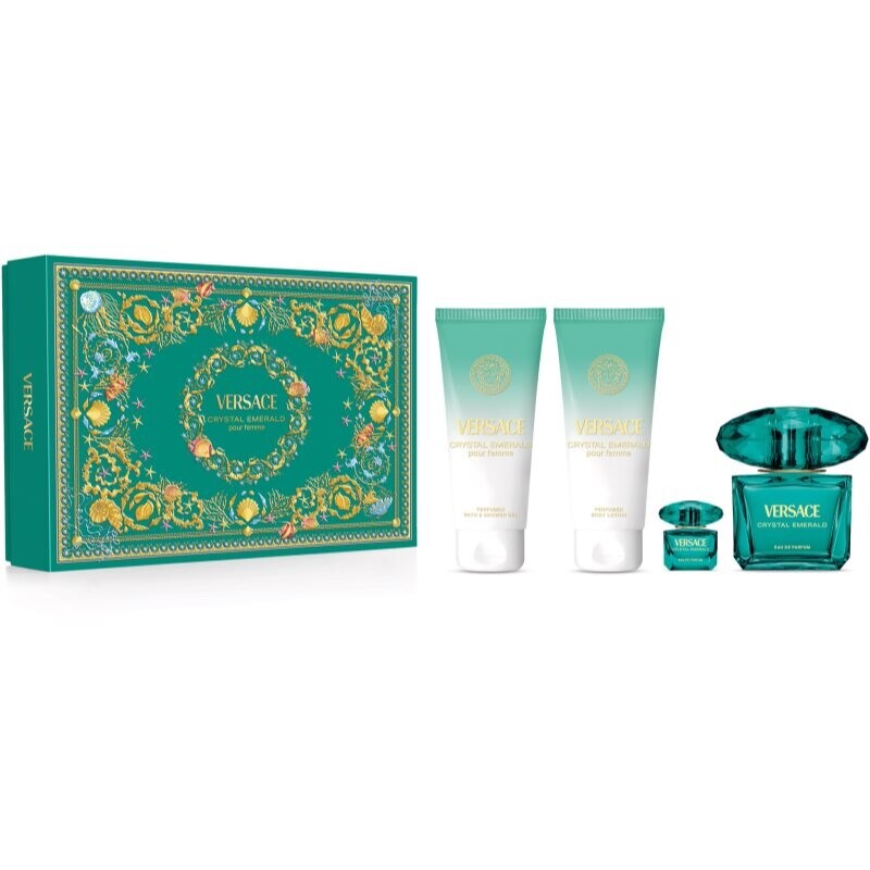 Versace Crystal Emerald darčeková sada pre ženy