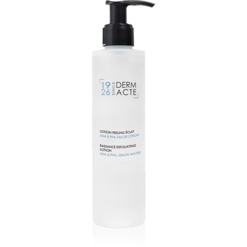 DermActe Exfoliate Radiance Exfoliating Lotion jemné exfoliačné mlieko pre rozjasnenie pleti 200 ml