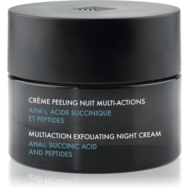 DermActe Treat Multiaction Exfoliating Night Cream exfoliačný nočný krém pre rozjasnenie a vyhladenie pleti 50 ml
