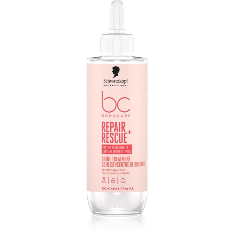 Schwarzkopf Professional BC Bonacure Repair Rescue+ koncentrovaná starostlivosť pre poškodené vlasy 200 ml