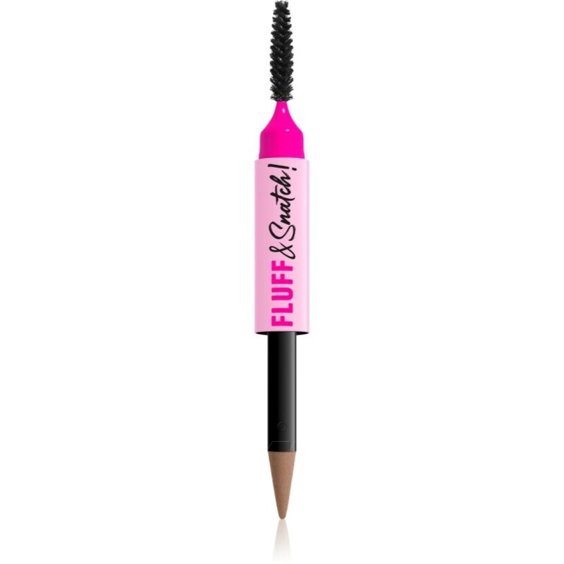 NYX Professional Makeup Fluff & Snatch ceruzka na obočie s púdrovým efektom odtieň Ash Blonde 1 g