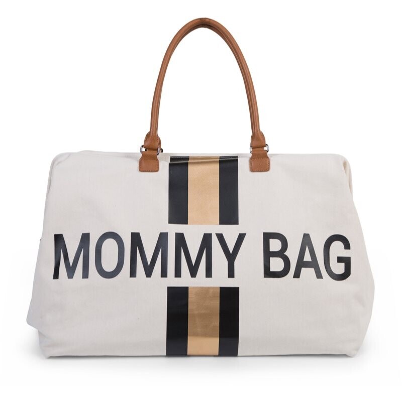 Childhome Mommy Bag Off White / Black Gold prebaľovacia taška 55 x 30 x 30 cm 1 ks