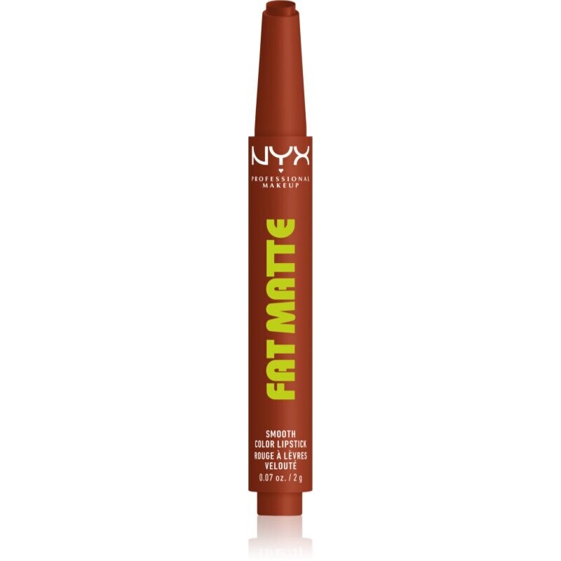 NYX Professional Makeup Fat Matte balzam na pery so zmatňujúcim efektom Beary Nude 2 g