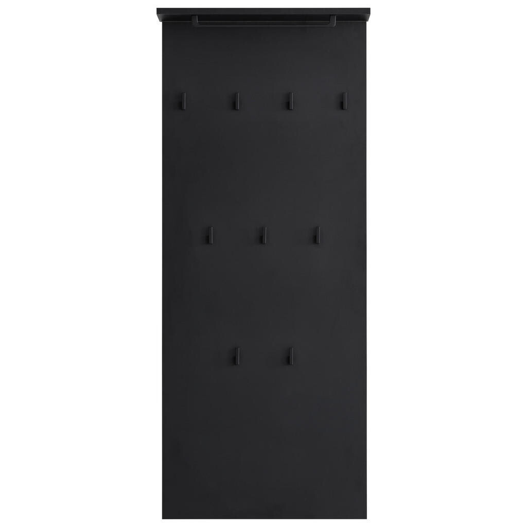 MID.YOU VEŠIAKOVÝ PANEL, čierna, 50/110,6/20,9 cm