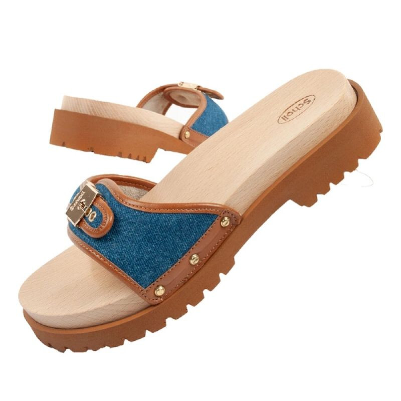 Scholl Pescura Iconic W F305492349 dámske dreváky žabky 40
