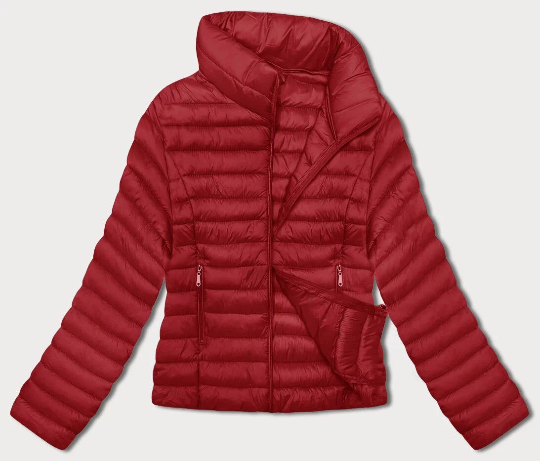 Červená dámska bunda so stojačikom (16M9111-270) - Goodlooking M