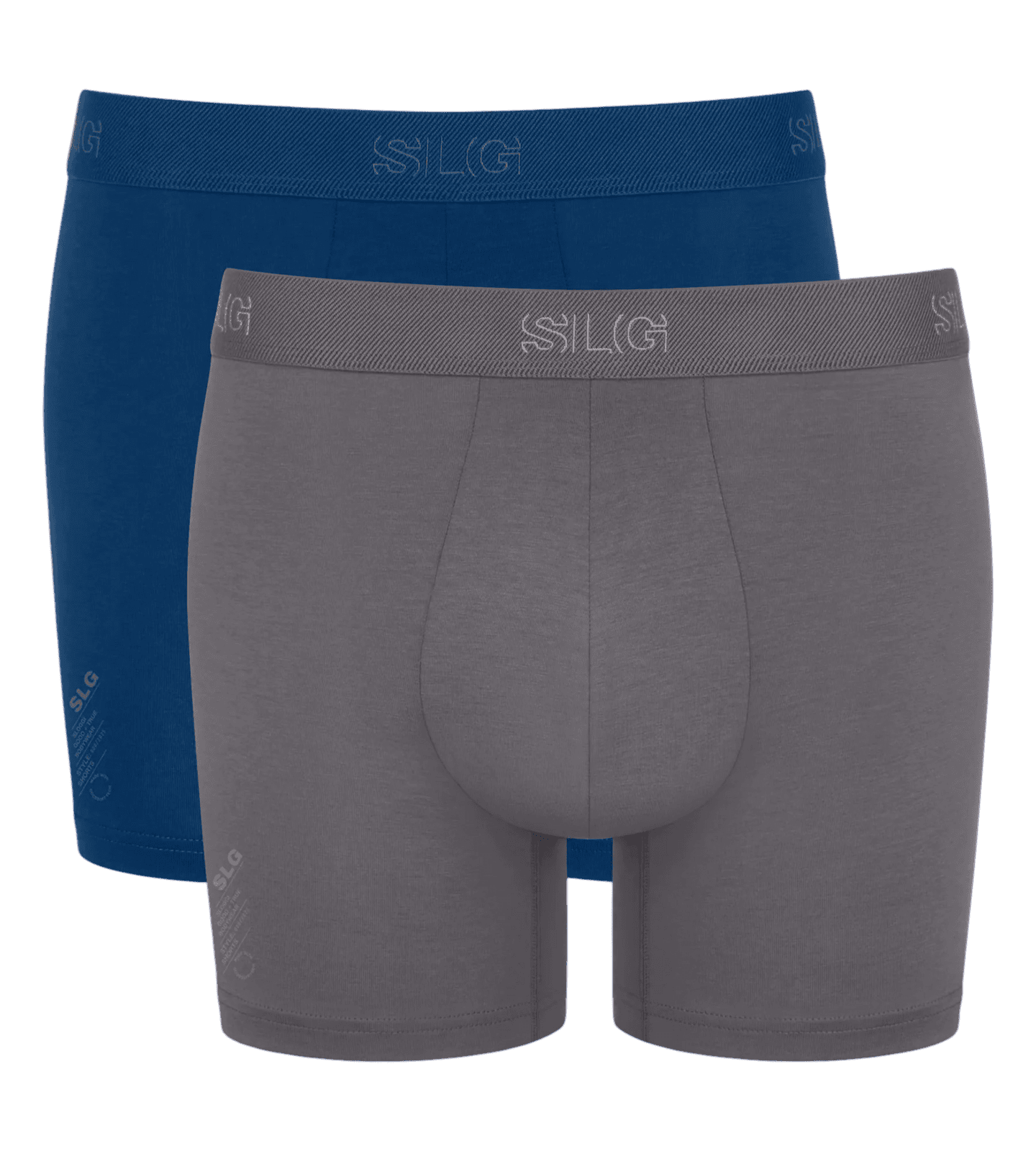 Pánske boxerky SLG Base Short C2P - UNKNOWN - svetlo šedá-tyrkysová V001 - SLOGGI MULTIPLE COLOURS 1 XL