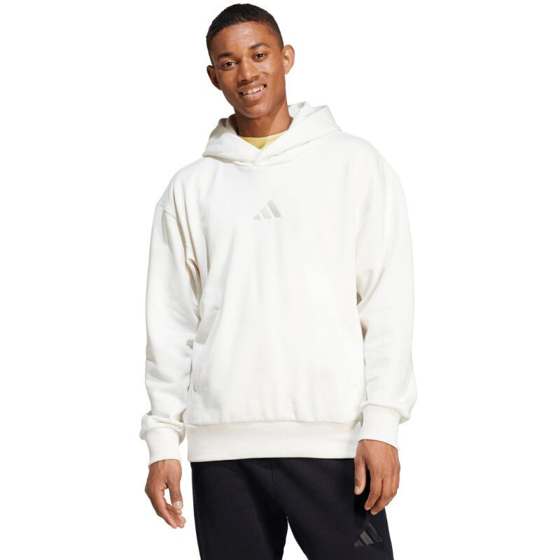Pánska mikina adidas All Szn Fleece Hoodie white IY4121 pánske oblečenie M