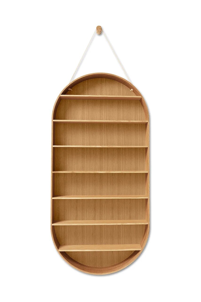 Nástenná polica ferm LIVING Oval Dorm