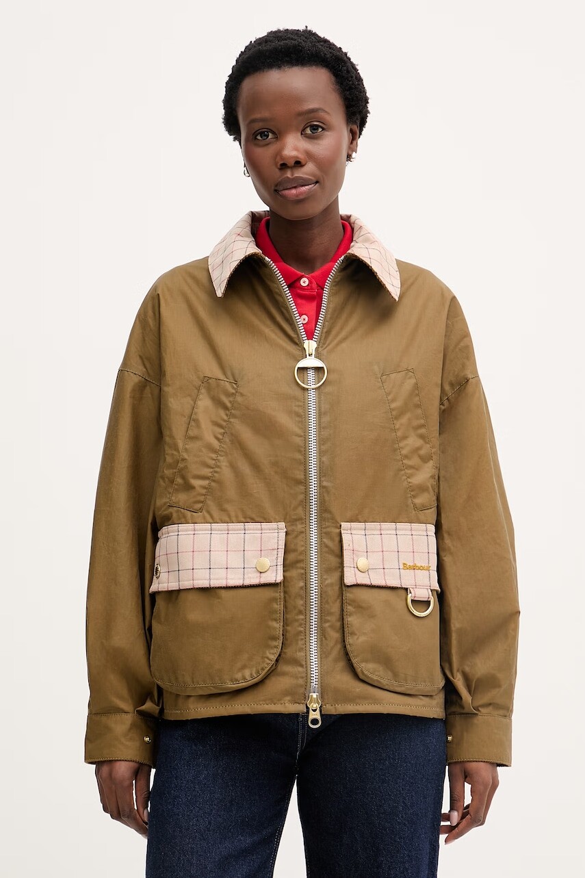 Barbour krátka bunda dámska bavlnená Launton