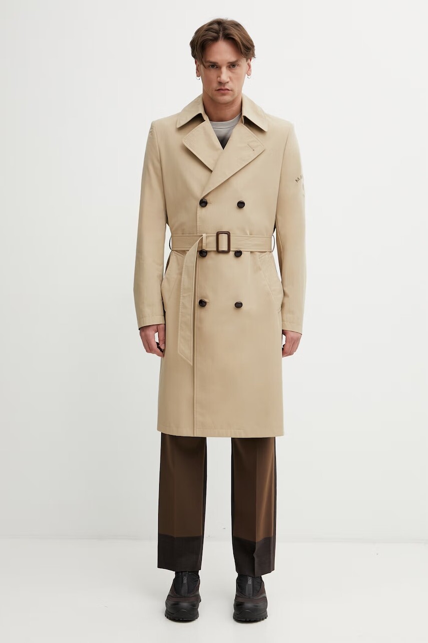 MM6 Maison Margiela trenčkot pánsky s bavlnou