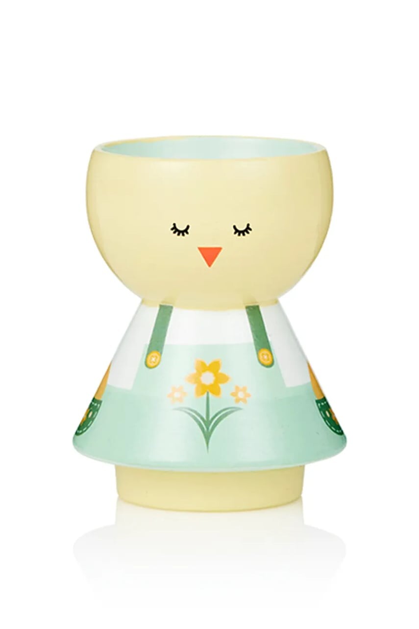 Lucie Kaas pohár na vajíčka z bukového dreva BORDFOLK - Chirpy 7 cm
