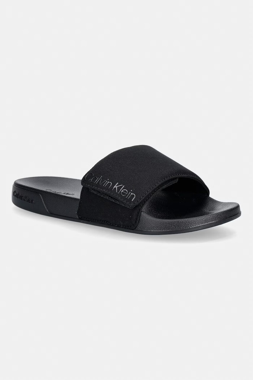 Calvin Klein šľapky s otvorenými prstami pánske ESS SLIDE ADJ MONOBRAND CV
