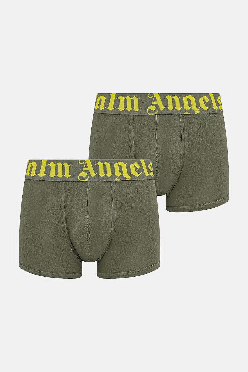 Palm Angels priliehavé boxerky pánske s bavlnou 2-pak