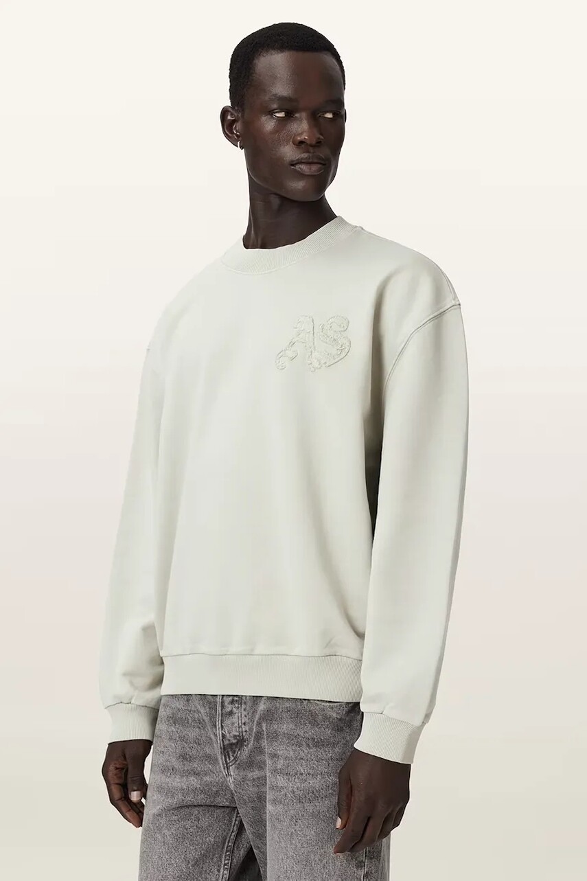 AllSaints oversize mikina pánska bavlnená INSIGNIA
