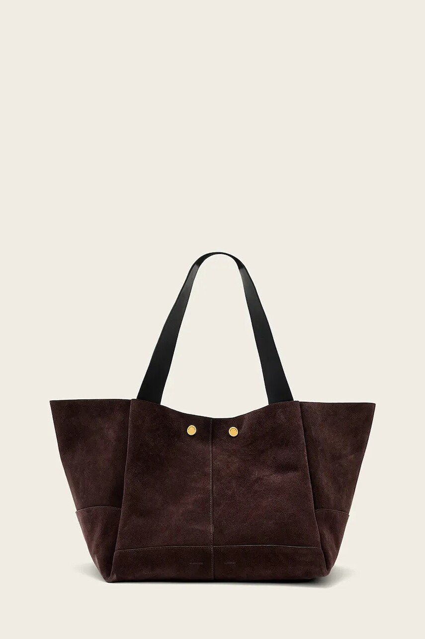 AllSaints kabelka typu shopper dámska semišová ROSALIE