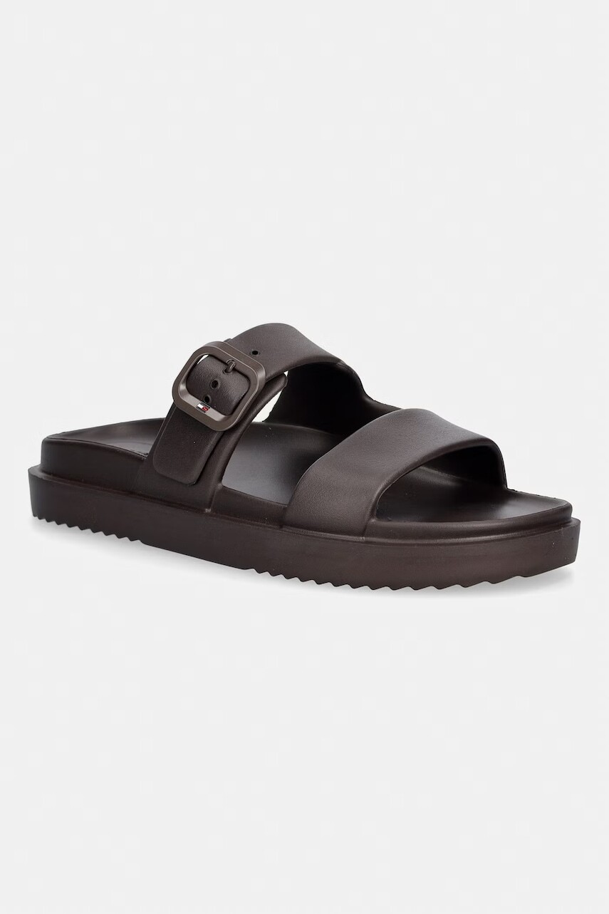 Tommy Hilfiger šľapky s otvorenými prstami dámske TH MOLDED SUMMER SANDAL