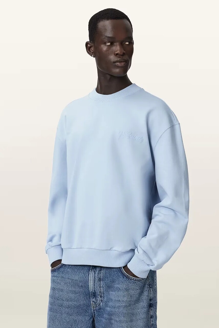AllSaints oversize mikina pánska bavlnená ODYSSEY