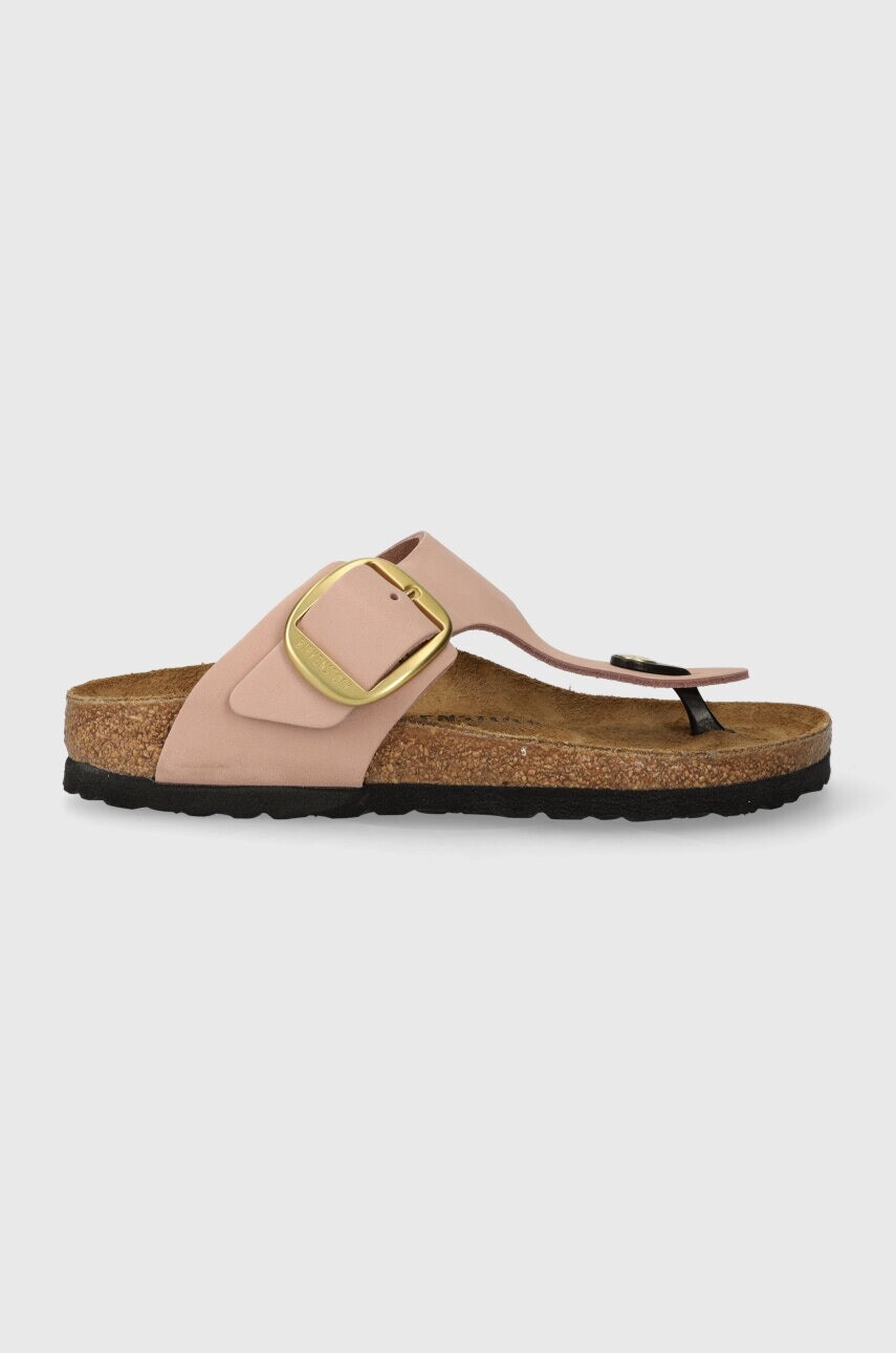 Semišové žabky Birkenstock Gizeh Big Buckle