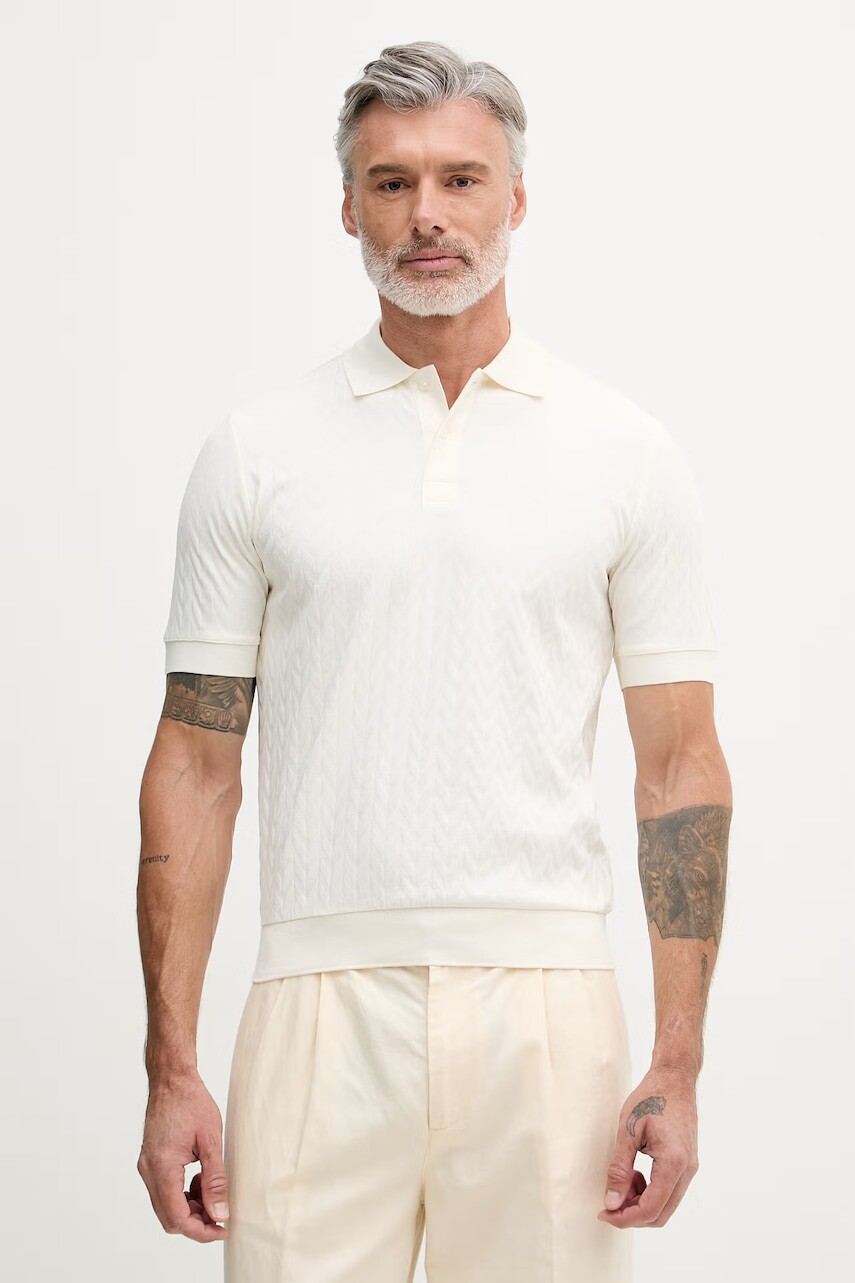 United Colors of Benetton polo tričko pánske bavlnené s elastanom