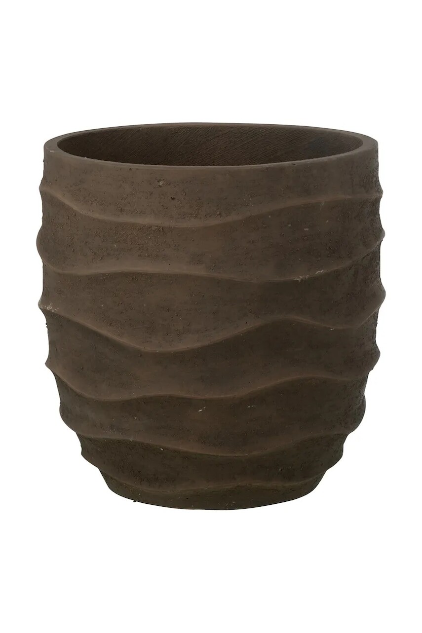 J-Line Obal kvetináča z prírodného kameňa 34,5 x 34,5 x 34 cm