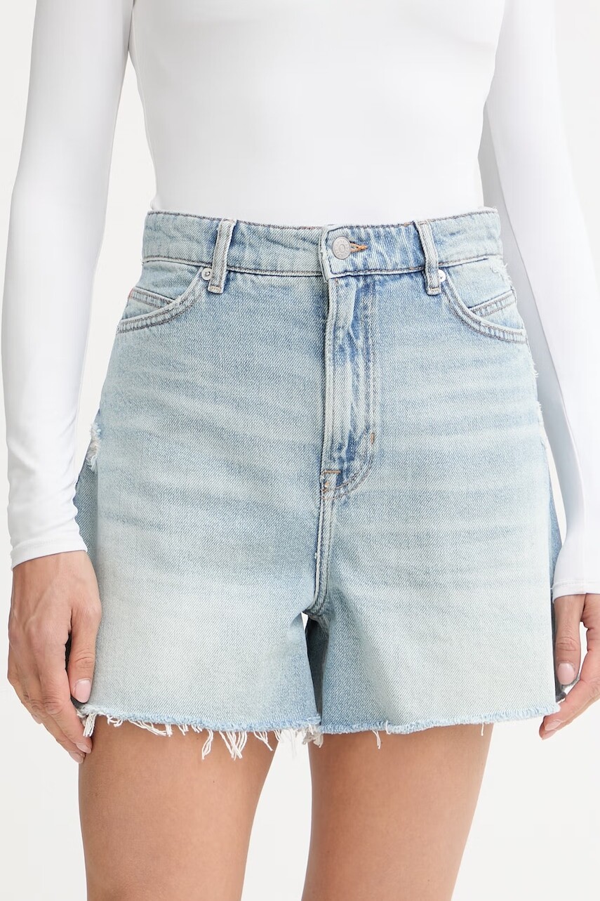BOSS Orange šortky dámske rifľové C SHORTS