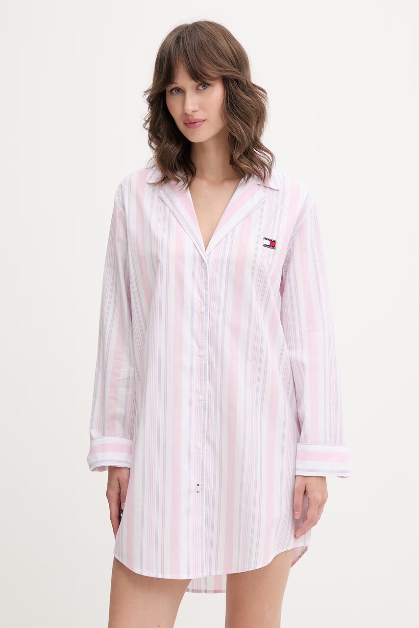 Tommy Hilfiger nočná košeľa dámska bavlnená