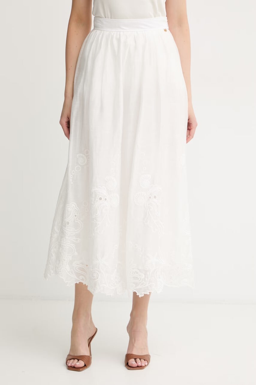 Marciano by Guess sukňa s prímesou ľanu S - GRACIE