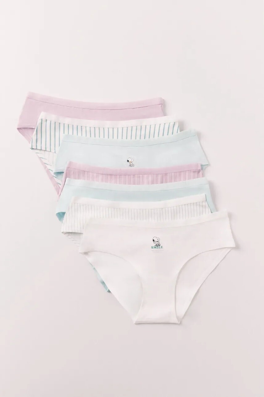 women'secret nohavičky dámske bavlnené s elastanom 7-pack