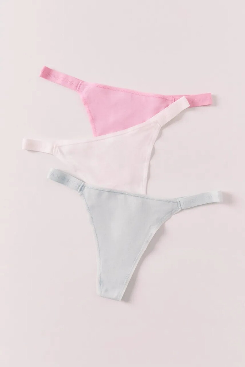 women'secret tangá dámske bavlnené s elastanom 3-pak
