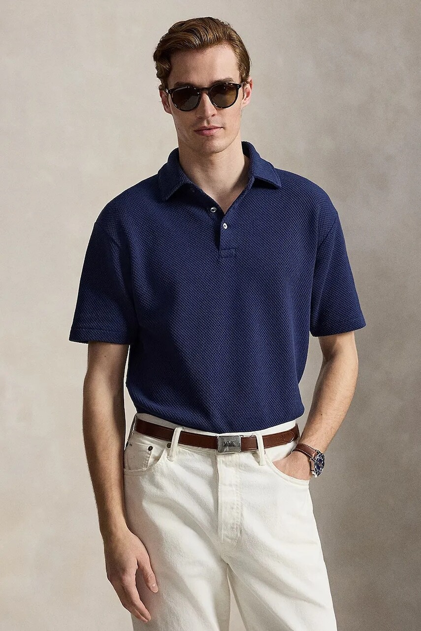 Polo Ralph Lauren polo tričko pánske s bavlnou