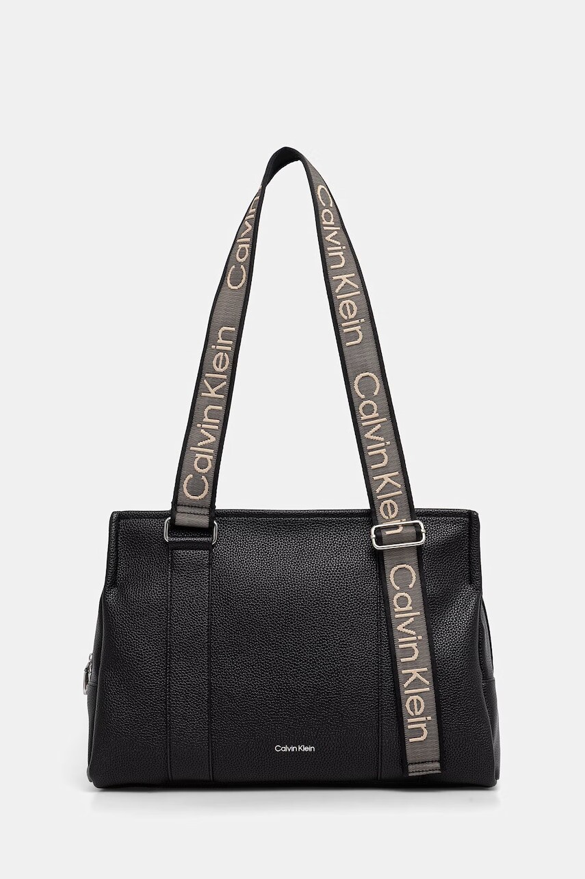 Calvin Klein kabelka typu tote dámska z imitácie kože