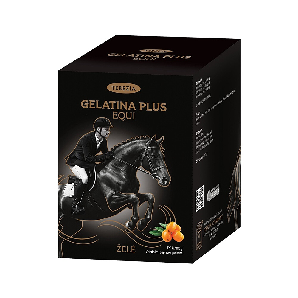 TEREZIA Gelatina plus equi želé 120 kusov