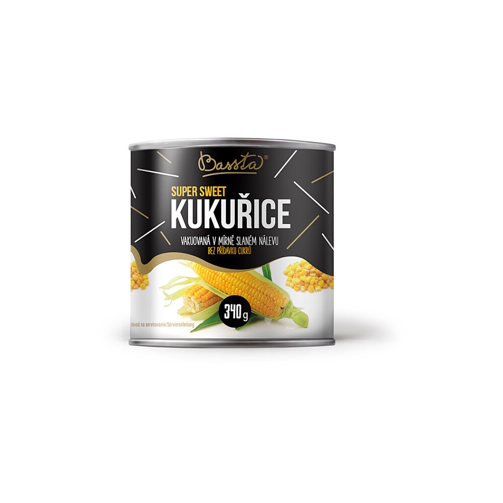 BASSTA Kukurica v mierne slanom náleve 340 g
