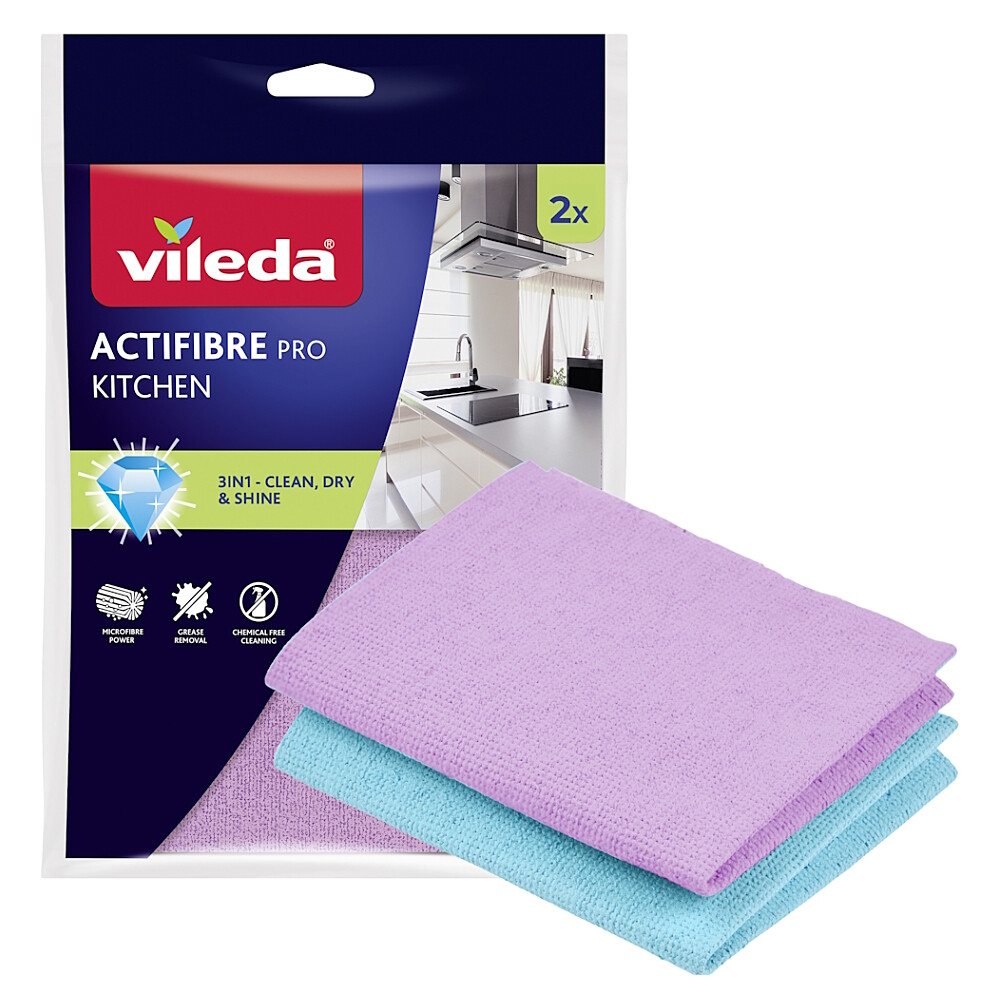 VILEDA Actifibre mikrohadríček do kuchyne 2 kusy