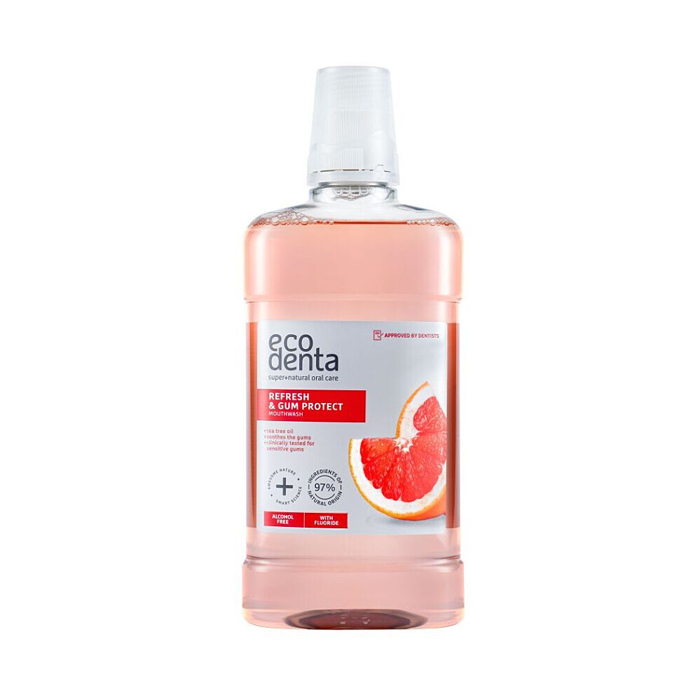 ECODENTA Osviežujúca ústna voda s antibakteriálnym účinkom 500 ml