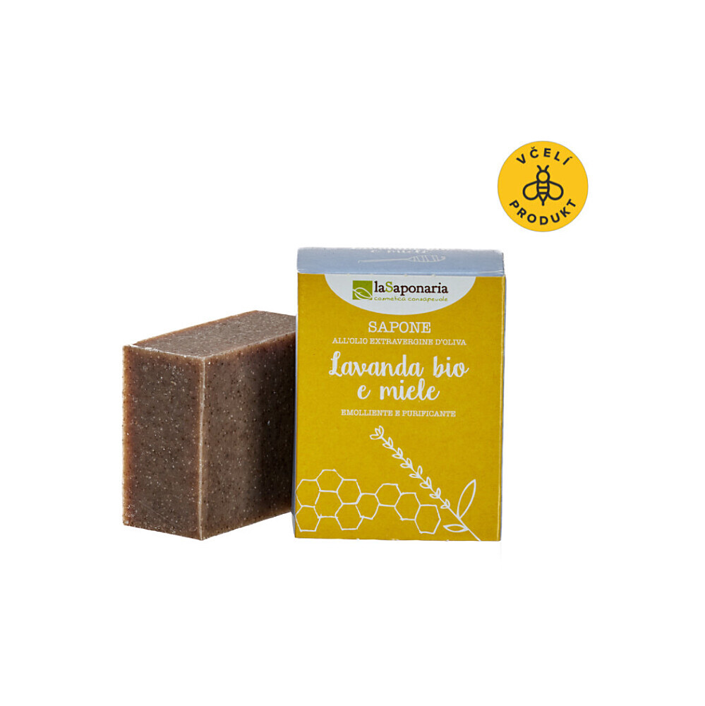 LA SAPONARIA Tuhé olivové mydlo BIO Med a levanduľa 100 g