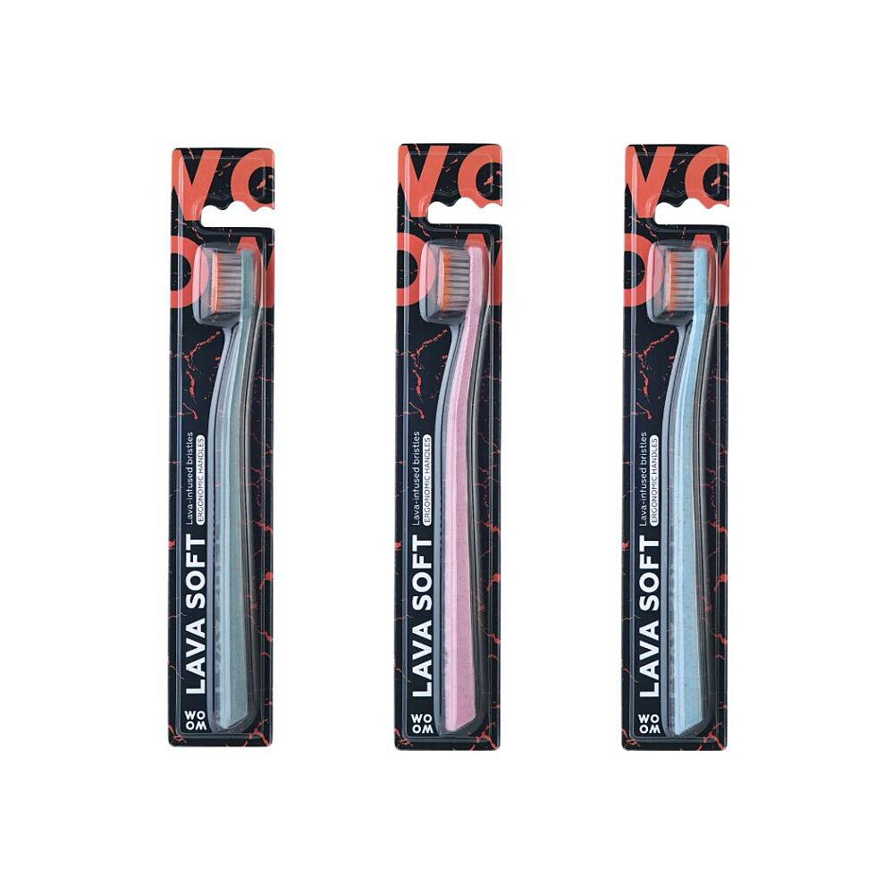 WOOM Lava soft zubná kefka 1 ks