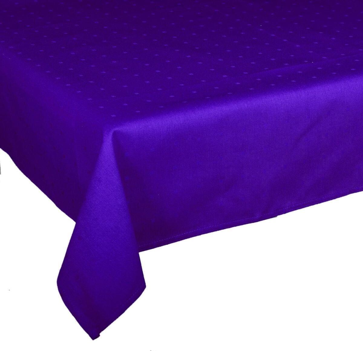 Obrus bavlnený, Aligátor kocky, tmavomodrý 50 x 100 cm