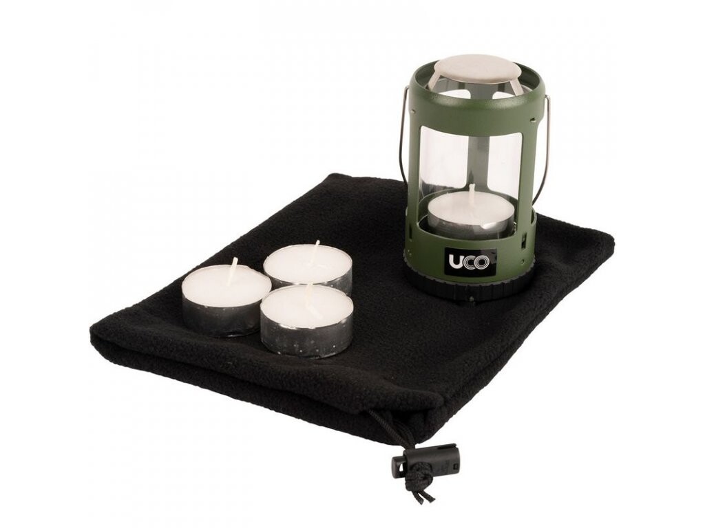 UCO gear UCO Lucerna na čajové sviečky Mini Lantern Kit 2.0 - Green 054269004545