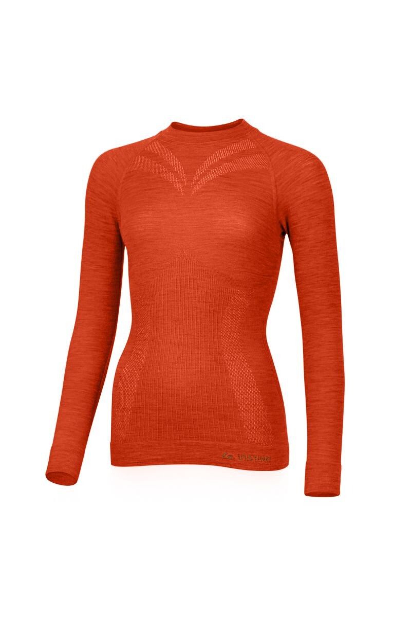 Lasting dámske merino tričko MATALA 2160 lososová Veľkosť: L/XL 8596445058994