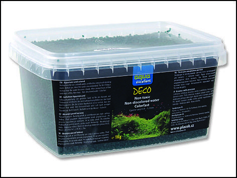 Písek AQUA EXCELENT zelený smaragdový !! POUZE OSOBNÍ ODBĚR !! 1kg