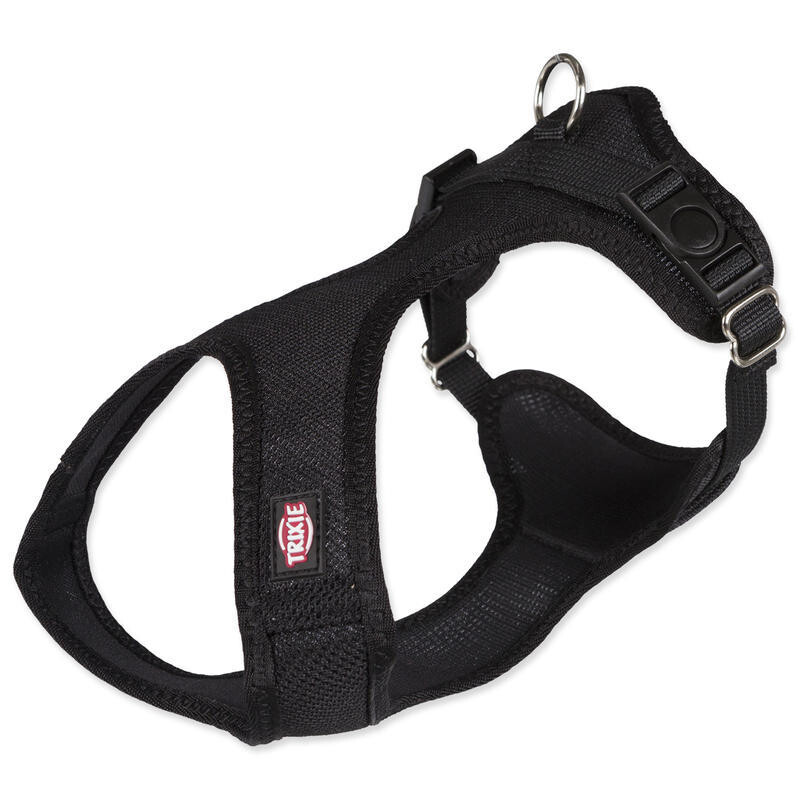 Postroj TRIXIE Comfort Soft Touring černý XXS-XS