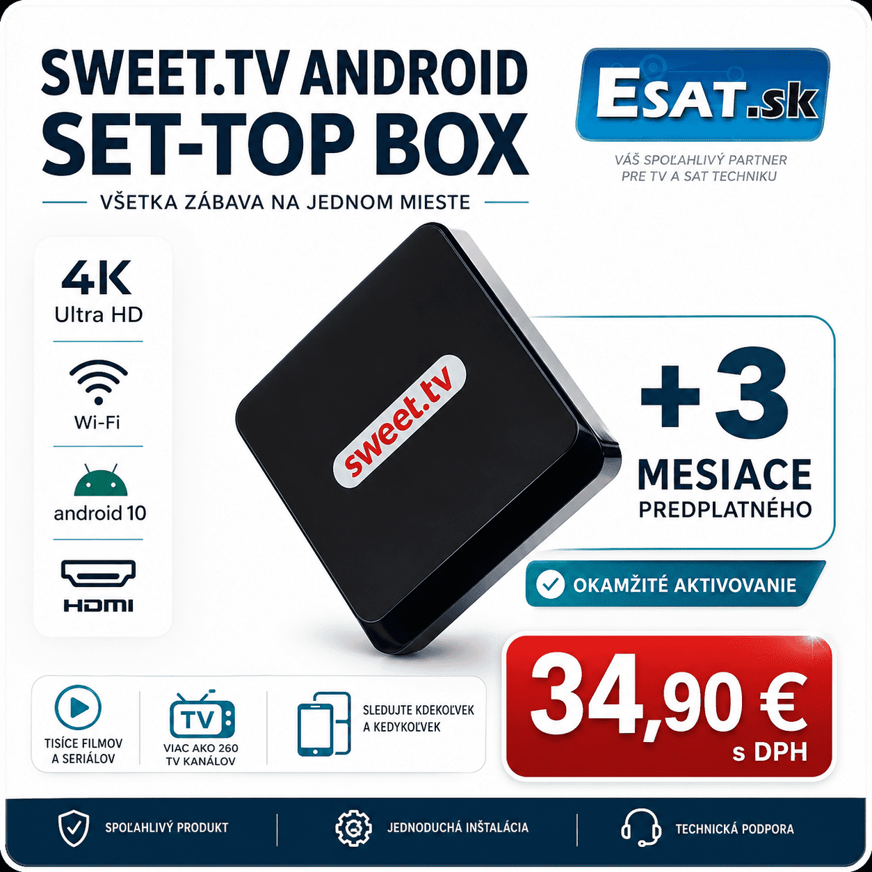 Sweet TV box INEXT TV5 Ultra