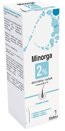 MINORGA 2% dermálny roztok 60 ml