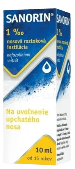 SANORIN 1 ‰ nosové kvapky 10 ml