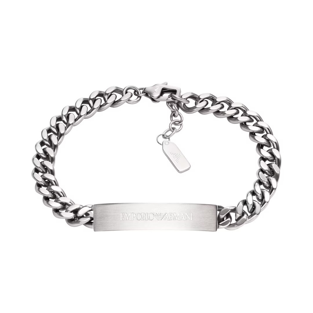 Emporio Armani Štýlový pánsky náramok z ocele EGS3304040