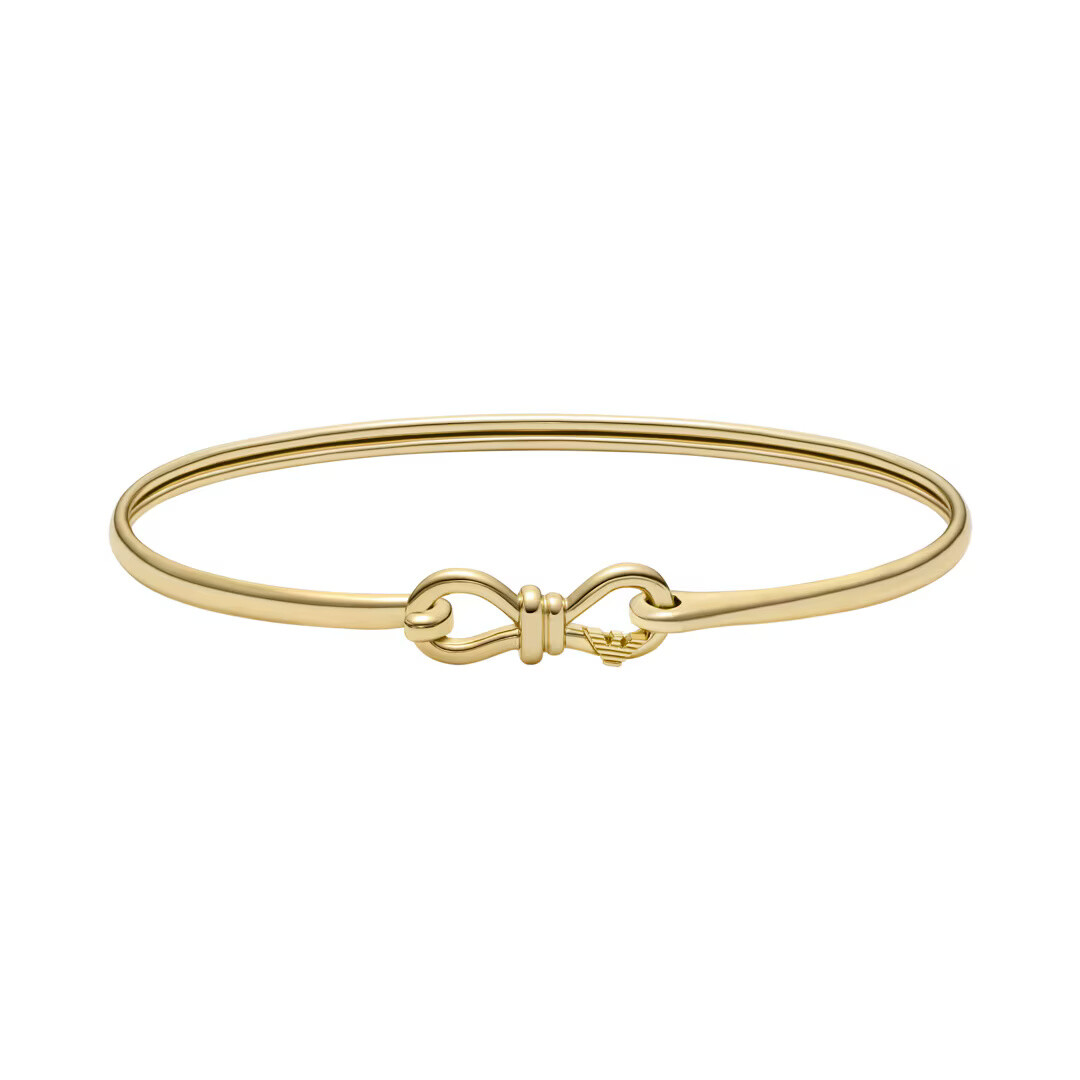 Emporio Armani Luxusný pozlátený náramok Mašlička EGS3327710